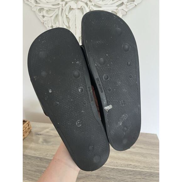 Moschino Men’s Black Logo Slides Slip On Sandals 46 main image 8